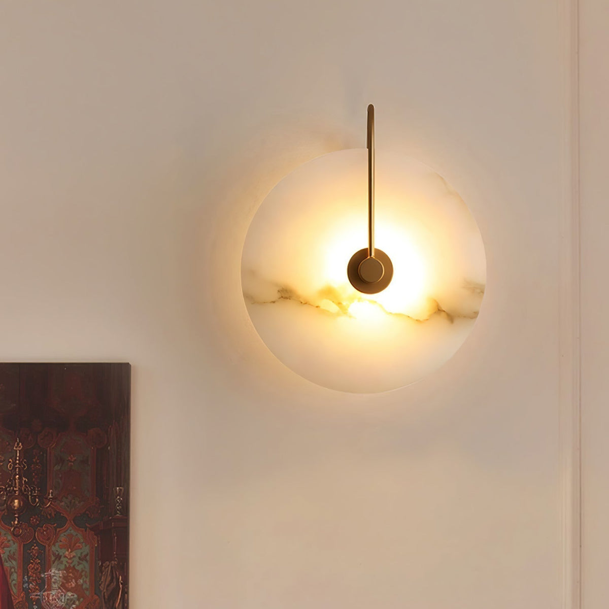 Elaris Applique Murale Globe en Albâtre - Neutralighting