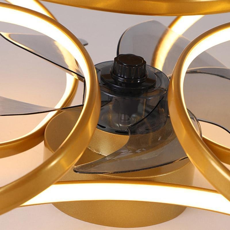 Plafonnier Ventilateur Design Fleur