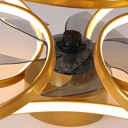 Plafonnier Ventilateur Design Fleur