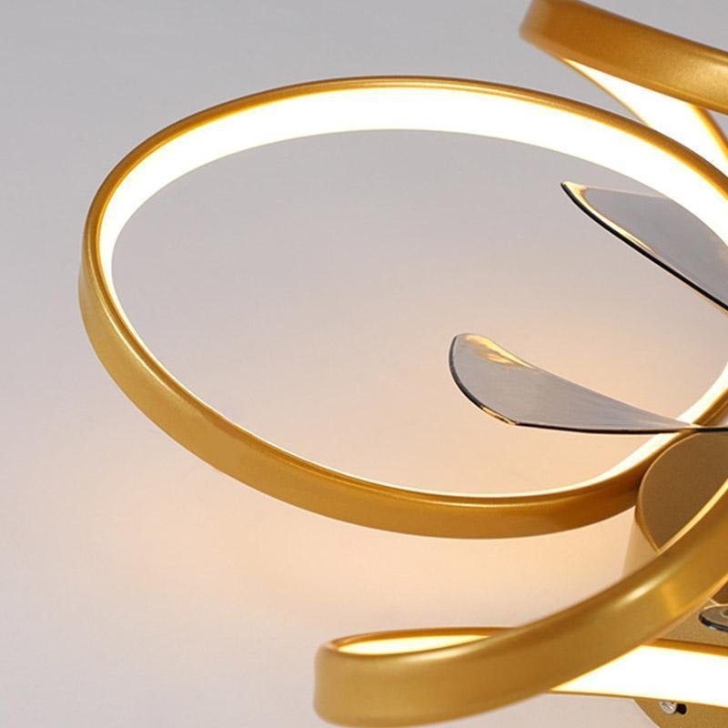 Plafonnier Ventilateur Design Fleur