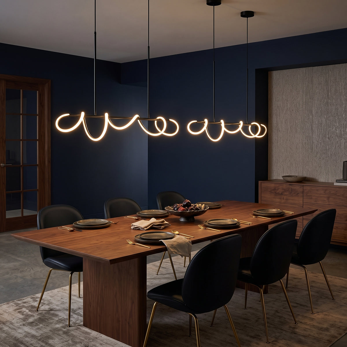 Art moderne décor à la maison led lumières lampes suspendues pour salon lustres pour salle à manger suspension éclairage intérieur