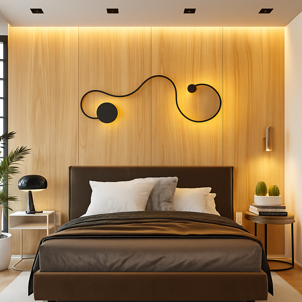 Applique murale design à LED art déco