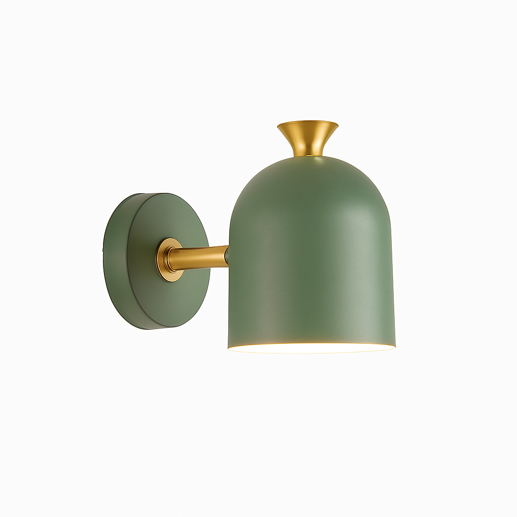 Applique murale LED abat-jour arrondi orientable de couleur Deco