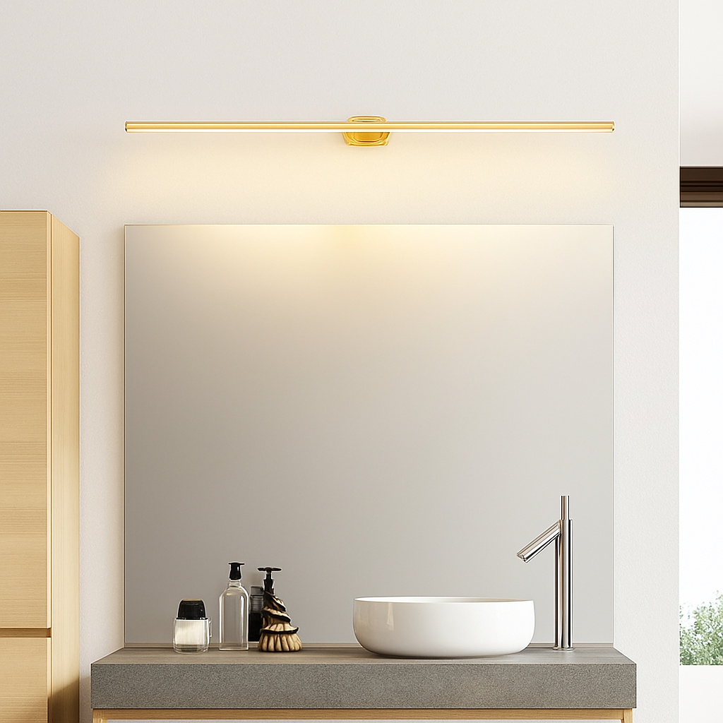 Applique murale moderne LED pour grand miroir Aleena