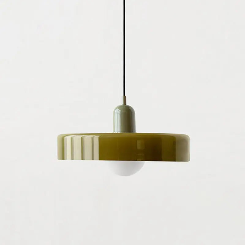 Lampe Suspendue en Verre Coloré - Maison Lumina
