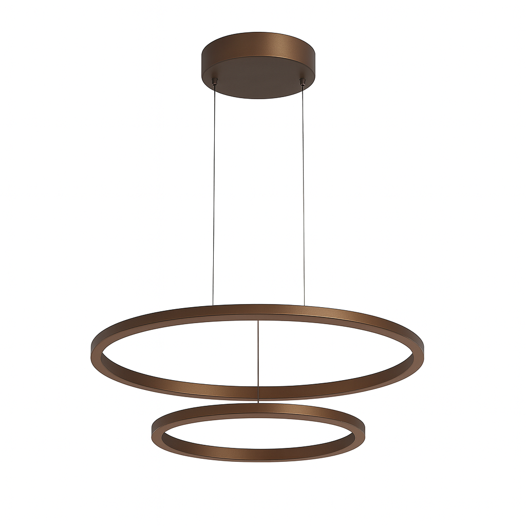 Lustre Moderne À Anneaux - Maison Lumina