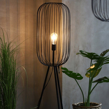 Lampadaire Grillage Rayé Minimaliste - Maison Lumina