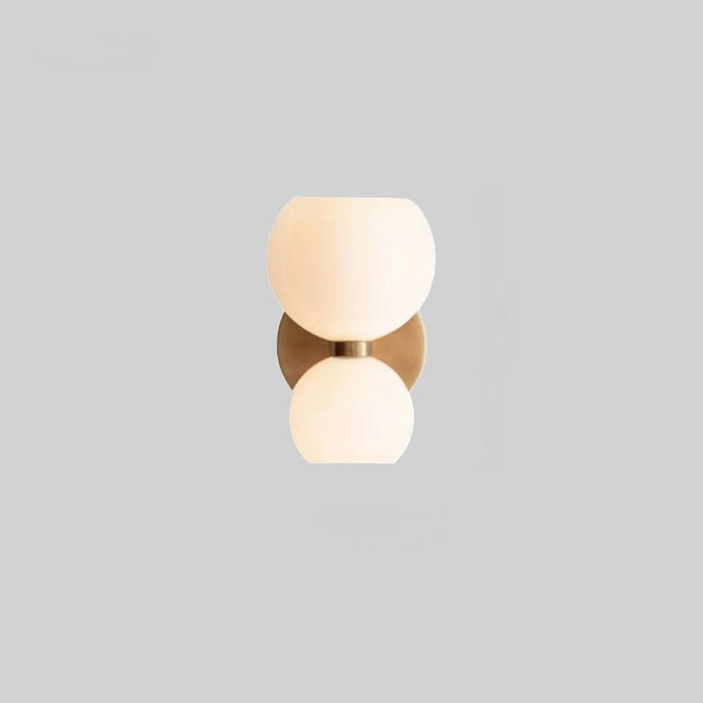 Valentina Moderne Sablier LED Applique Murale Métal/Verre Blanc Salle de séjour - Neutralighting