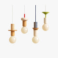 Couleur nordique bois suspension LED lumière cuisine suspension lampe Restaurant plafond lustre Luminaire chambre maison déco Luminaire