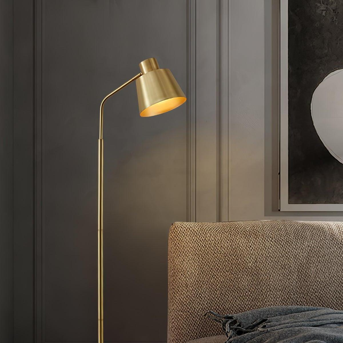 Lampadaire En  Laiton - Maison Lumina