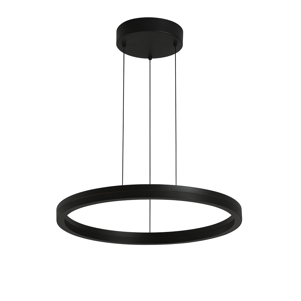 Lustre Moderne À Anneaux - Maison Lumina