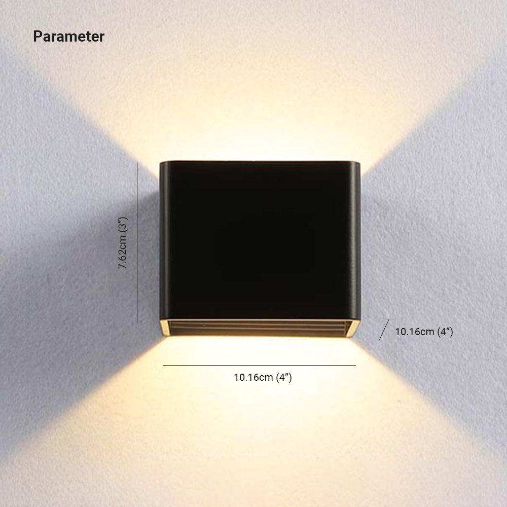 Miren Applique Murale Carrée Moderne 5-Couleurs. Chambre - Neutralighting