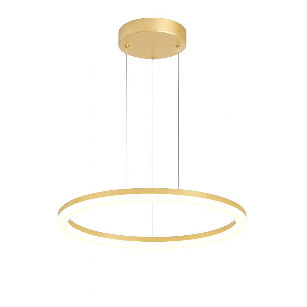 Lustre Moderne À Anneaux - Maison Lumina