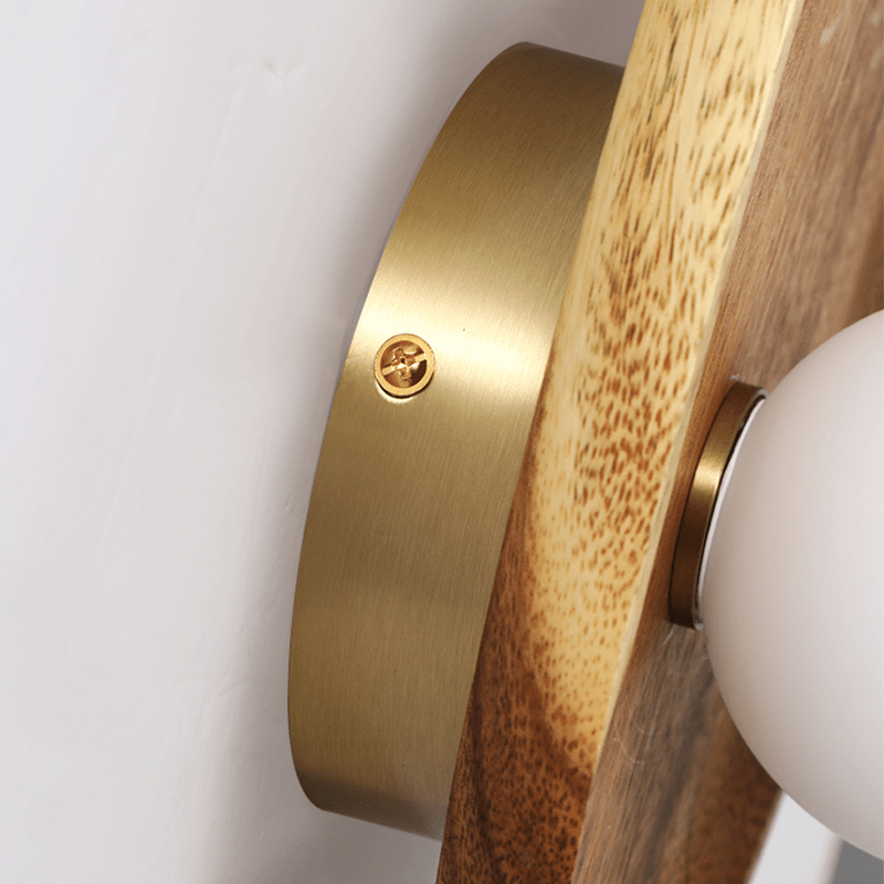 Applique Nature Bois & Verre - Maison Lumina