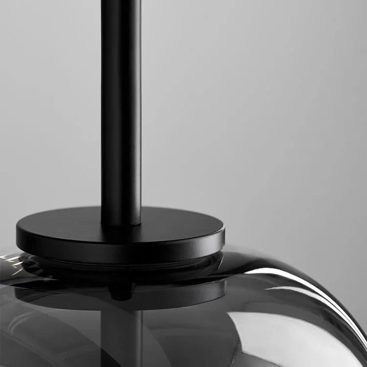 June Suspension Luminaire Design Verre Gris Fumé - Neutralighting
