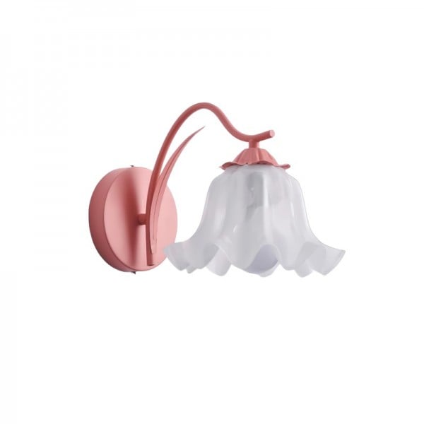 Applique Fleur Verre Vintage - Maison Lumina