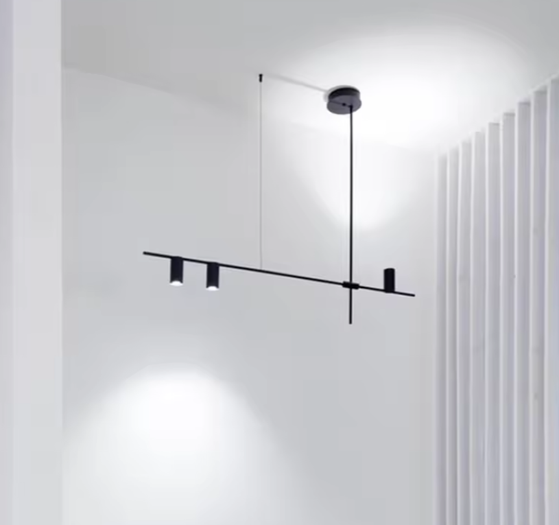 Lustre Barre Minimaliste Élégante - Maison Lumina