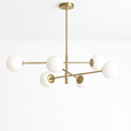 Nordique moderne verre laiton lustre luminaires décor à la maison salon en laiton suspension lumières chambre Restaurant café lampe suspendue