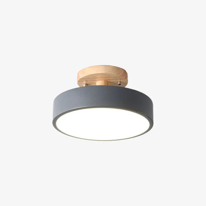 Plafonnier Moderne LED Bois & Métal - Maison Lumina