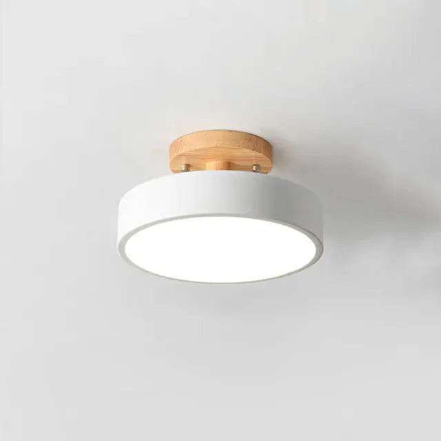 Plafonnier Moderne LED Bois & Métal - Maison Lumina