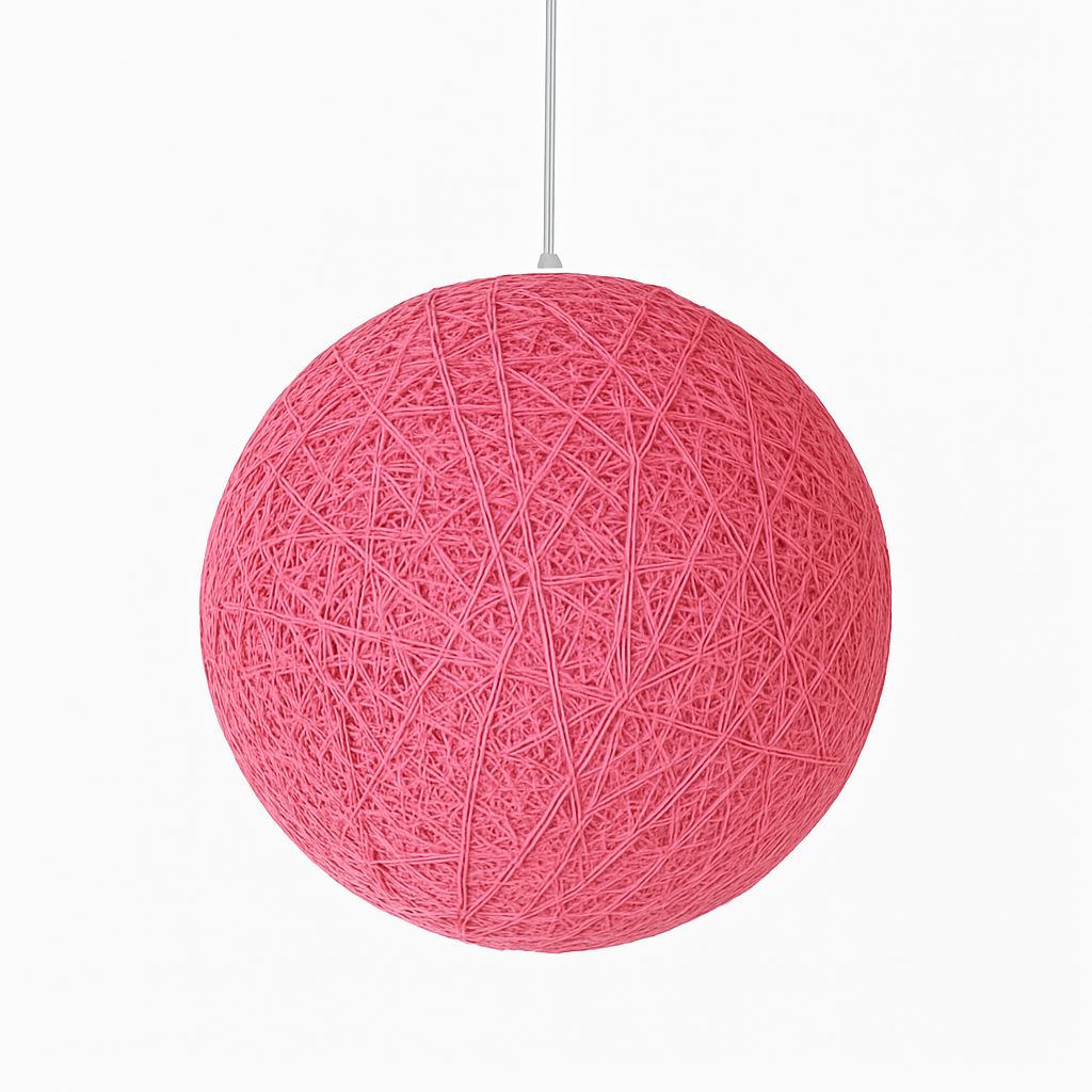 Suspension boule papier Wicker