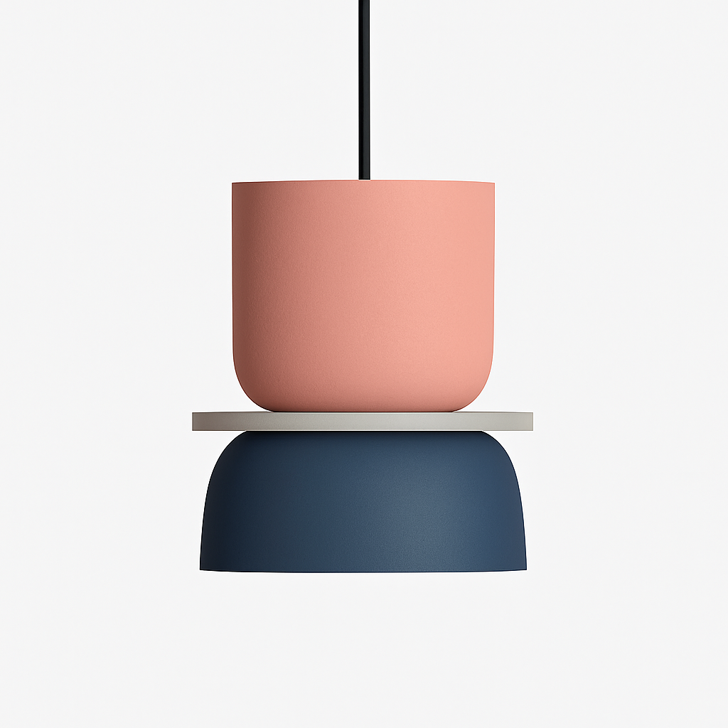 Suspension colorée de formes ludiques Makazon