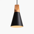 Suspension conique en bois (plusieurs couleurs)