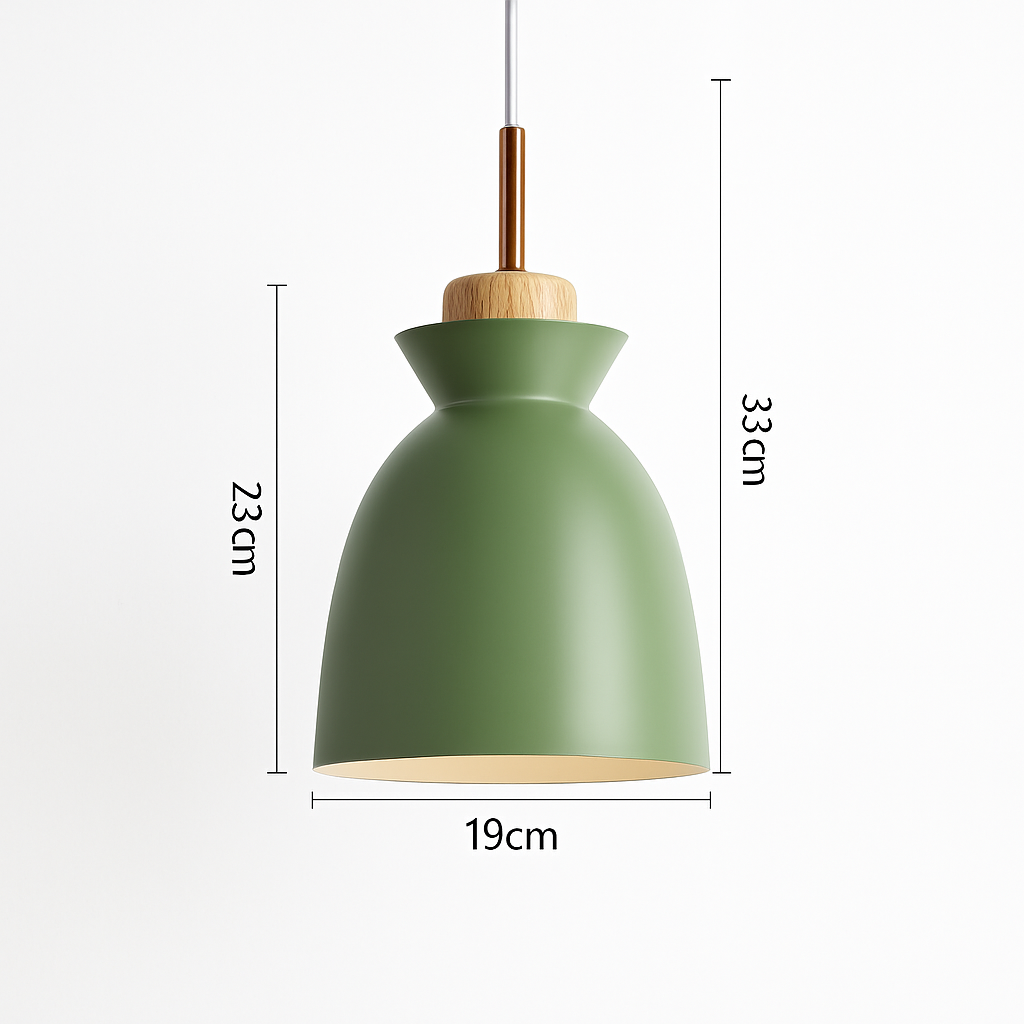 Suspension design moderne à LED de couleur Lampes