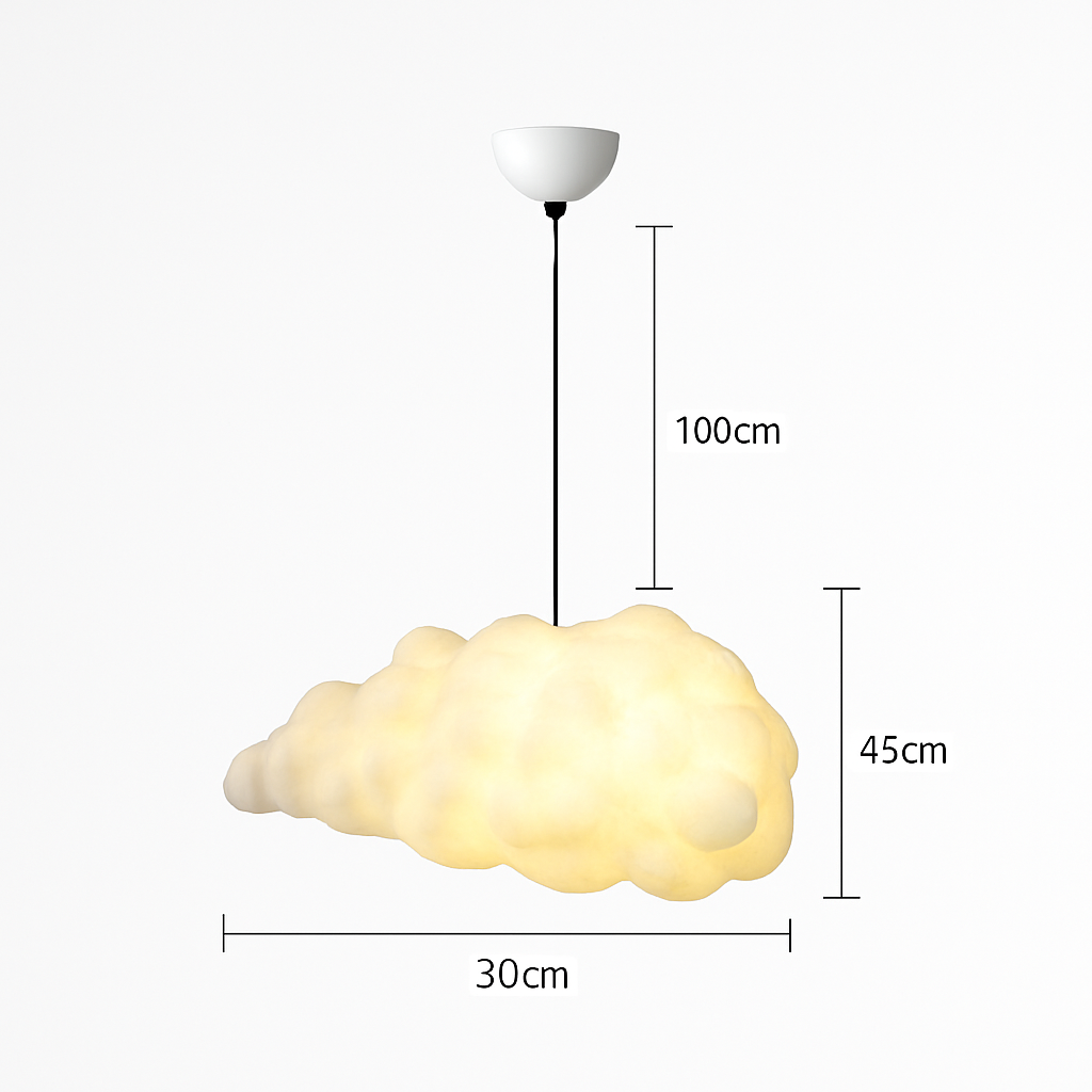 Suspension moderne LED en forme de nuage Kids