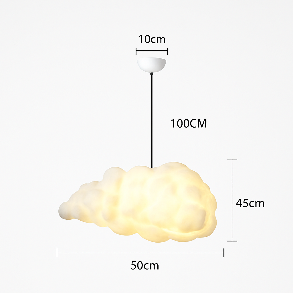 Suspension moderne LED en forme de nuage Kids
