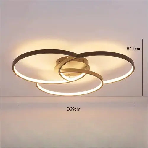 Plafonnier LED Design Spirale - Maison Lumina