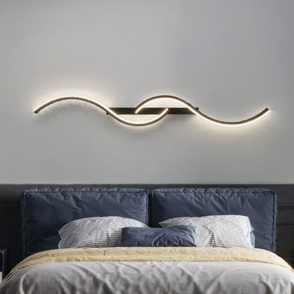 Applique Murale LED En Aluminium Courbé