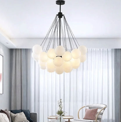 Lustre moderne à boules