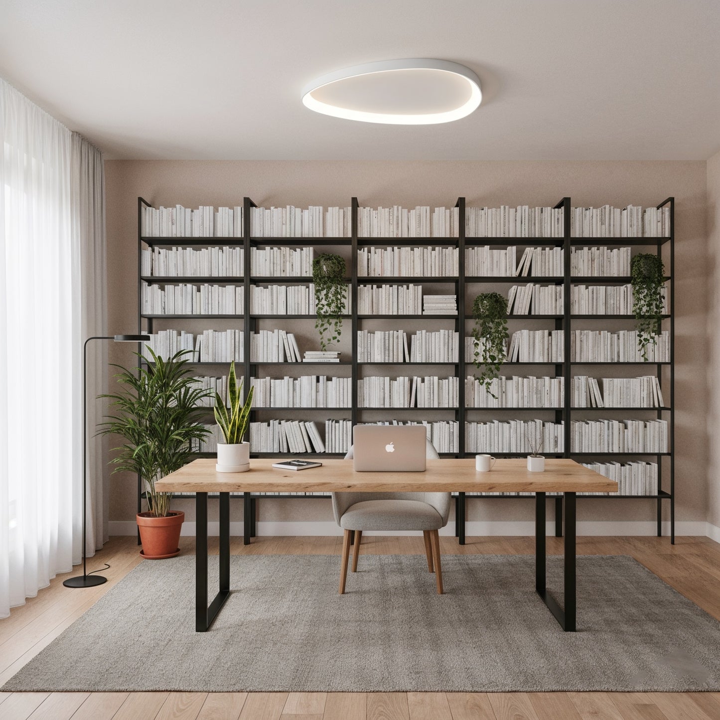 Plafonnier LED Scandinave Épuré