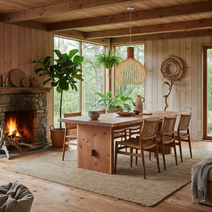Suspension Bois Scandinave