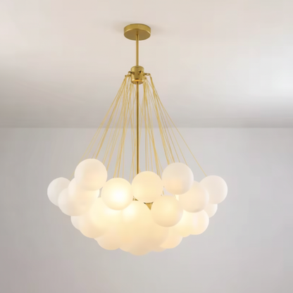 Lustre moderne à boules