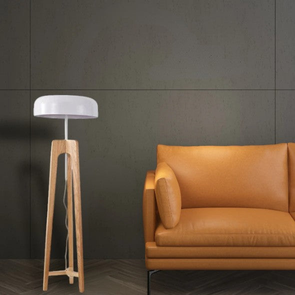 Lampadaire Norvégien Bois & Lin - Maison Lumina