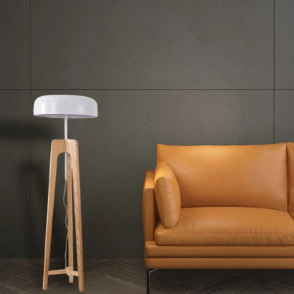 Lampadaire Norvégien Bois & Lin - Maison Lumina