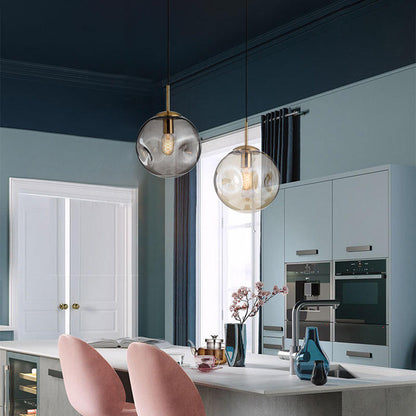 Suspension Boule de Verre Moderne